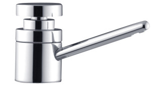 Beschriftung Finoflex Seifenspender stehend montiert